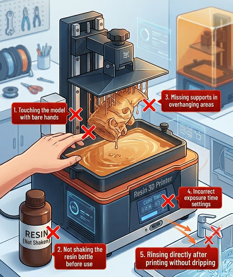 First 3D Printer Resin Print? Avoid 5 Beginner Mistakes (Top 3 Resin for 3D Print)