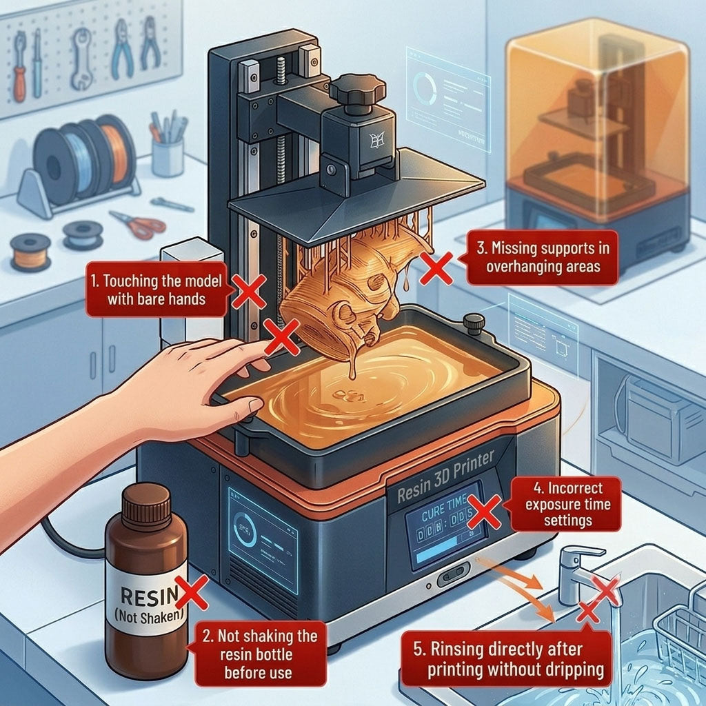 First 3D Printer Resin Print? Avoid 5 Beginner Mistakes (Top 3 Resin for 3D Print)