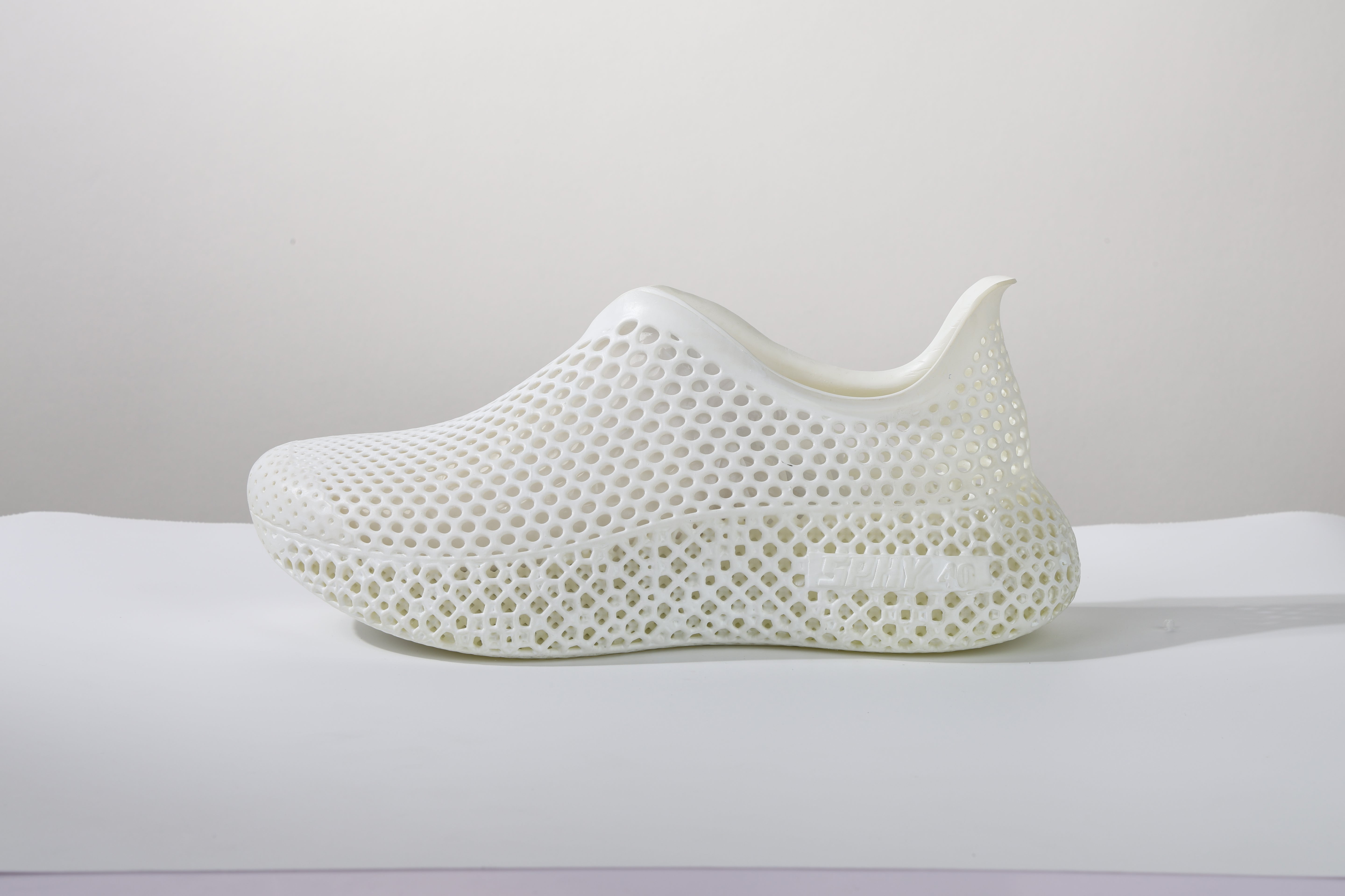 CretBee White 3D printed shoes