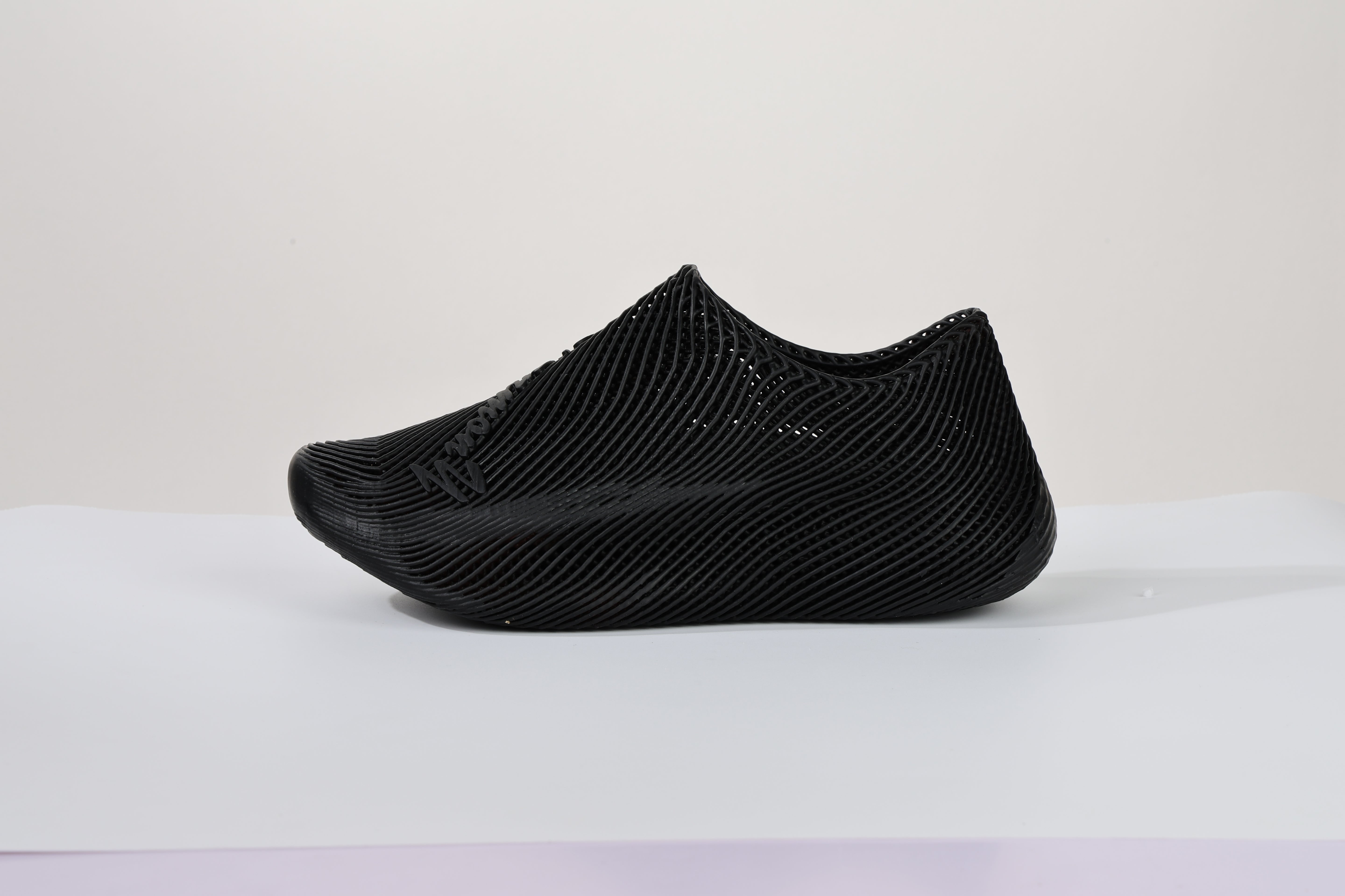 CretBee Black 3D Printed Shoes
