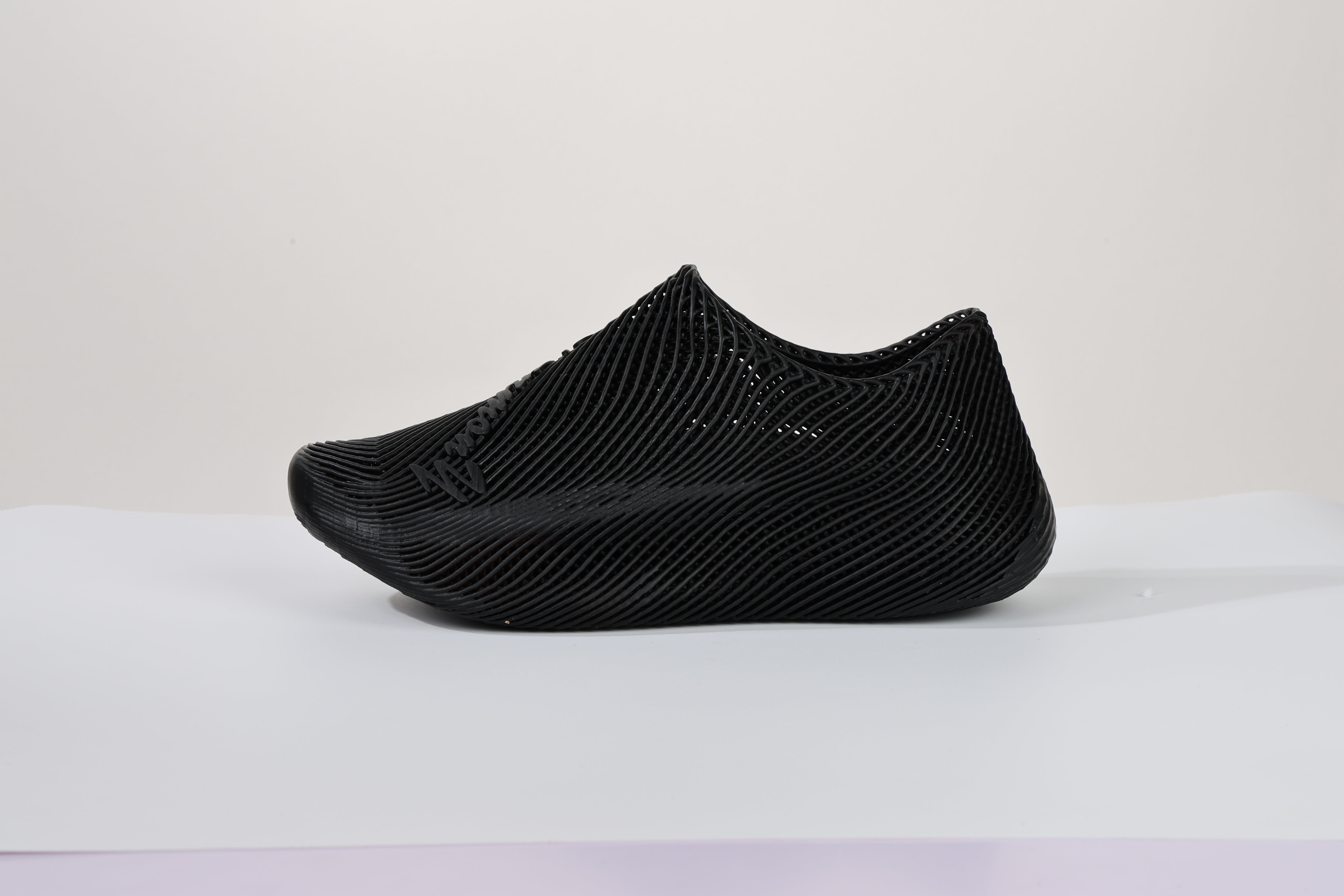 CretBee Black 3D Printed Shoes